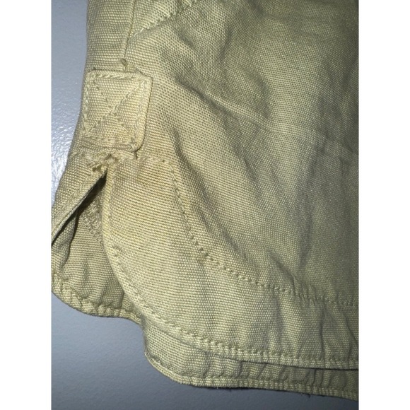 Aerie pleated utility shorts light green elastic back‎ medium - Picture 2 of 10
